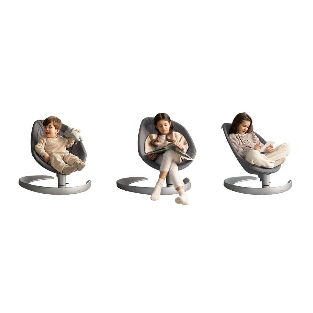 Nuna LEAF grow Baby to Big Kid Seat - Teddy - Grows with Your Child for Years